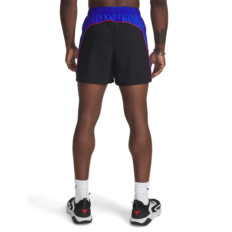 Under Armour Men Project Rock Woven Colorblock Shorts | 1389919-001 - Image 2