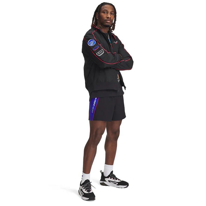 Under Armour Men Project Rock Woven Colorblock Shorts | 1389919-001 - Image 4
