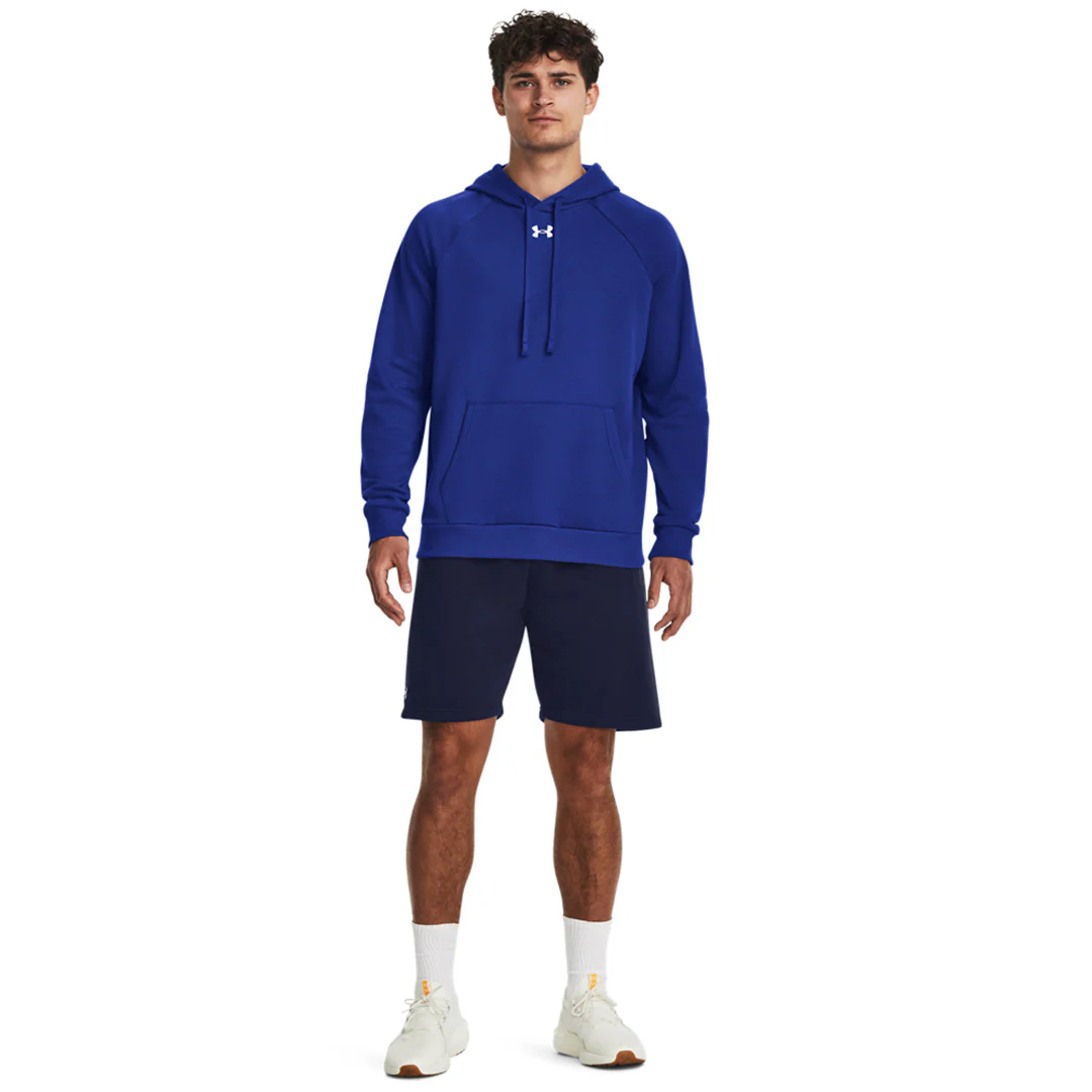 Under Armour Men Rival Fleece Hoodie | 1379757-400 - Image 5
