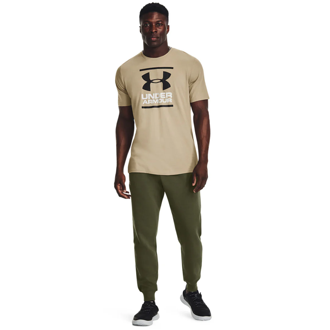 Under Armour Men Rival Fleece Joggers | 1379774-390 - Image 5