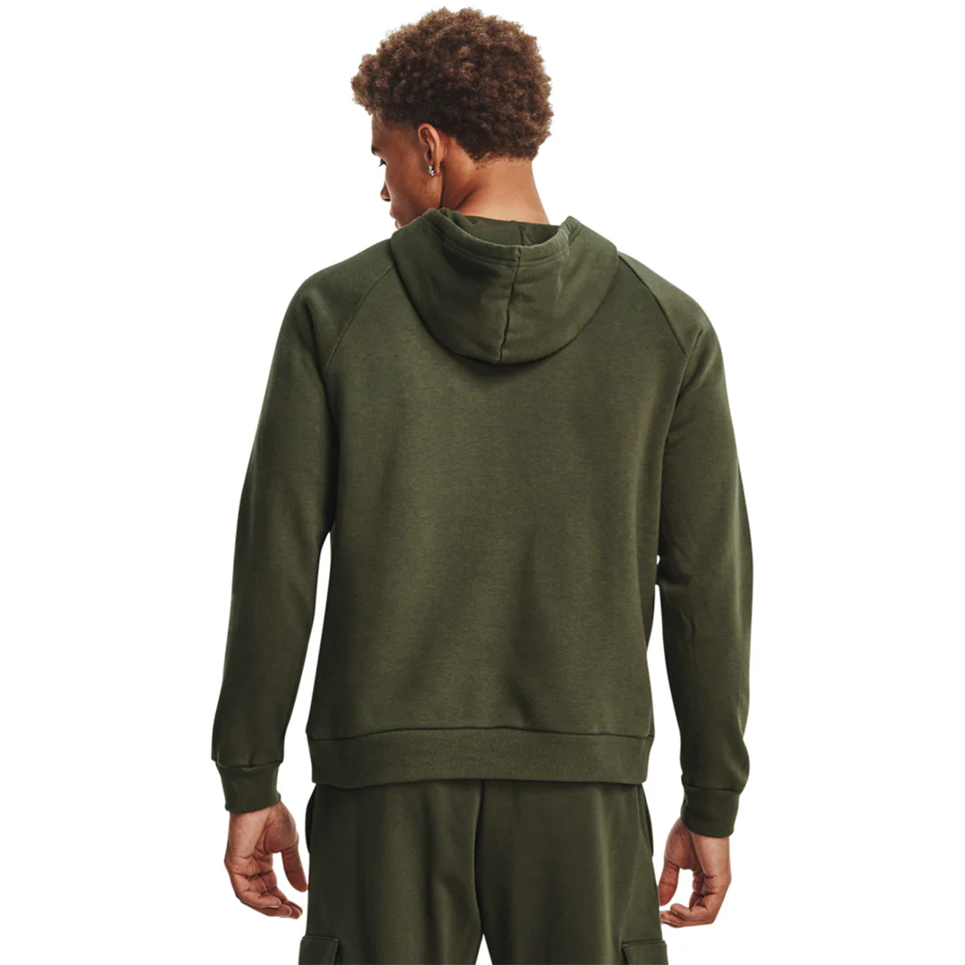 Under Armour Men Rival Fleece Logo Hoodie | 1379758-390 - Image 2