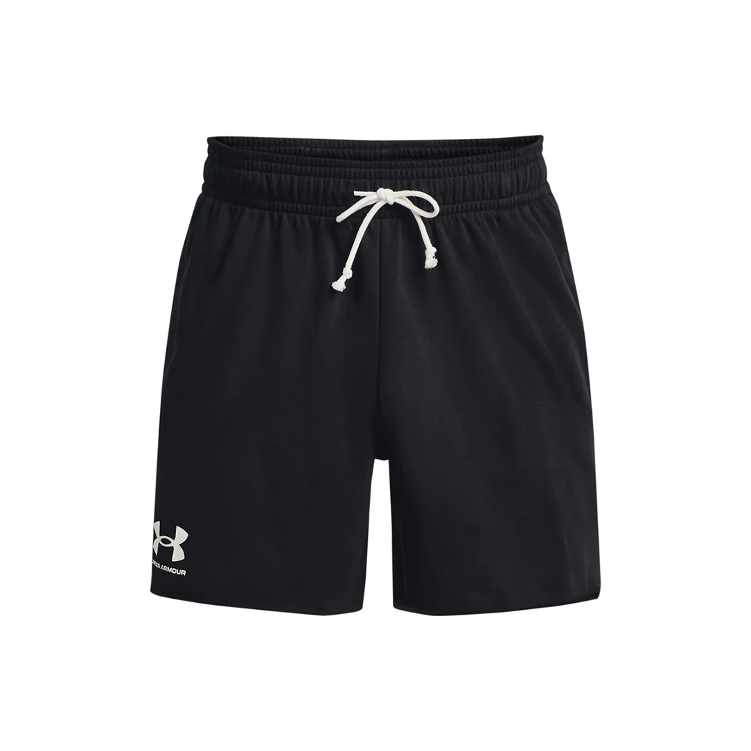 Under Armour Men Rival Terry 6" Shorts | 1382427-001 - Image 3