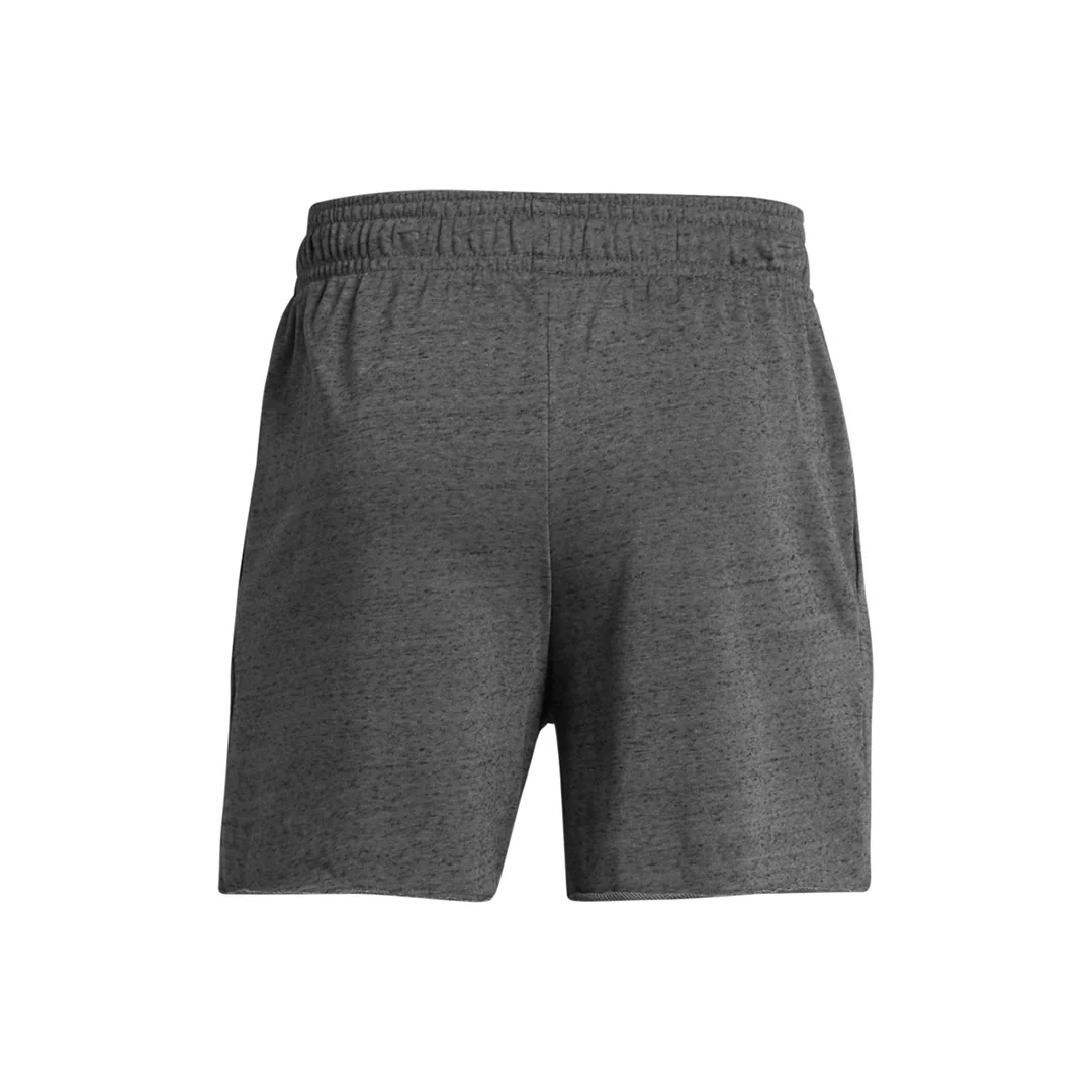 Under Armour Men Rival Terry 6" Shorts | 1382427-025 - Image 4