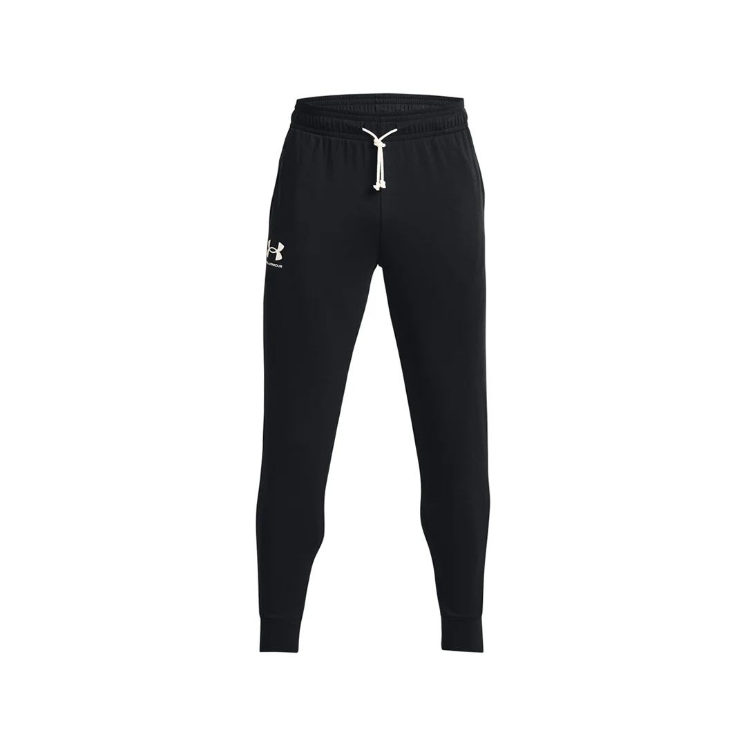 Under Armour Men Rival Terry Joggers | 1380843-001 - Image 3