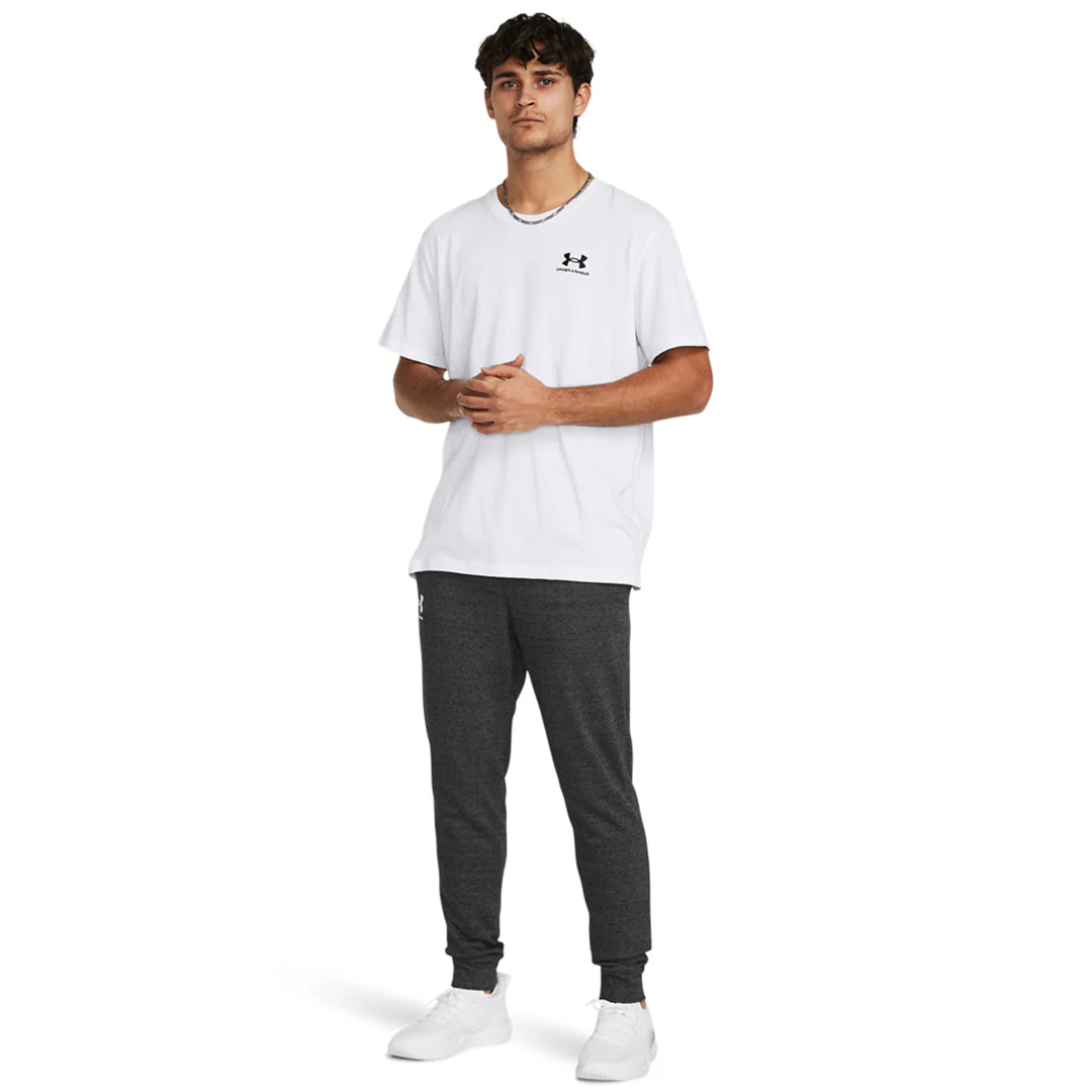 Under Armour Men Rival Terry Joggers | 1380843-025 - Image 10