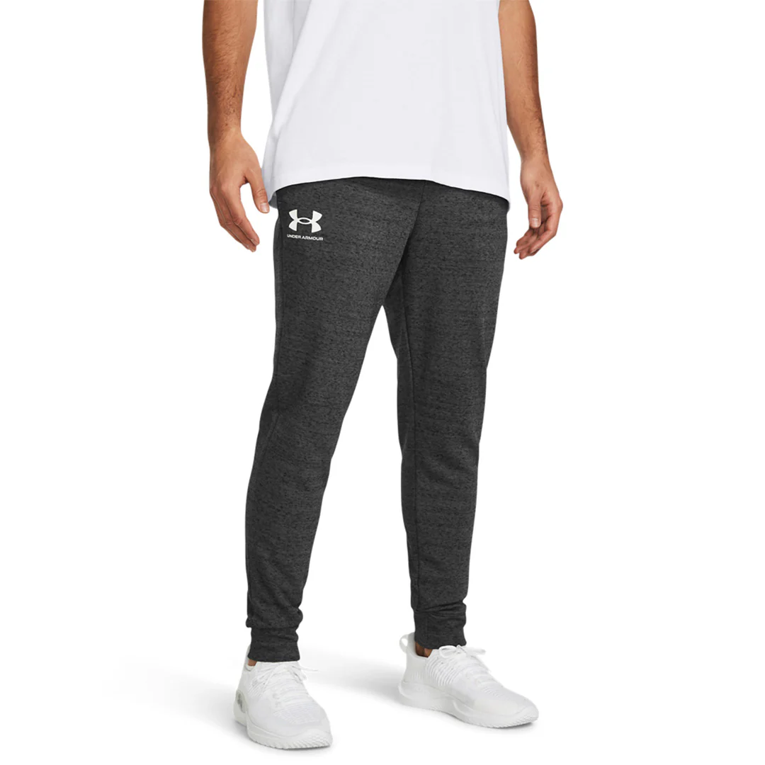 Under Armour Men Rival Terry Joggers | 1380843-025 - Image 6