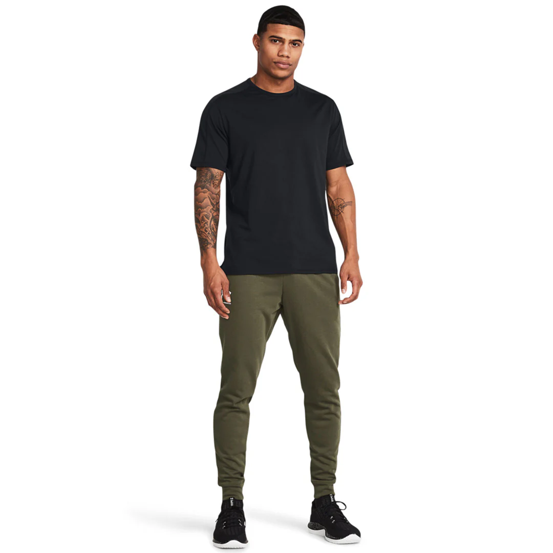 Under Armour Men Rival Terry Joggers | 1380843-390 - Image 5