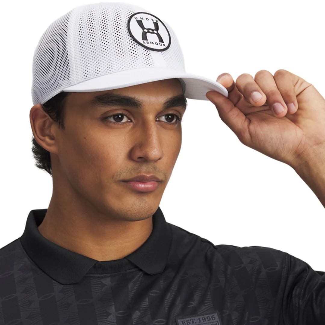 Under Armour Men Sportstyle Mesh Snapback | 1389691-100 - Image 3