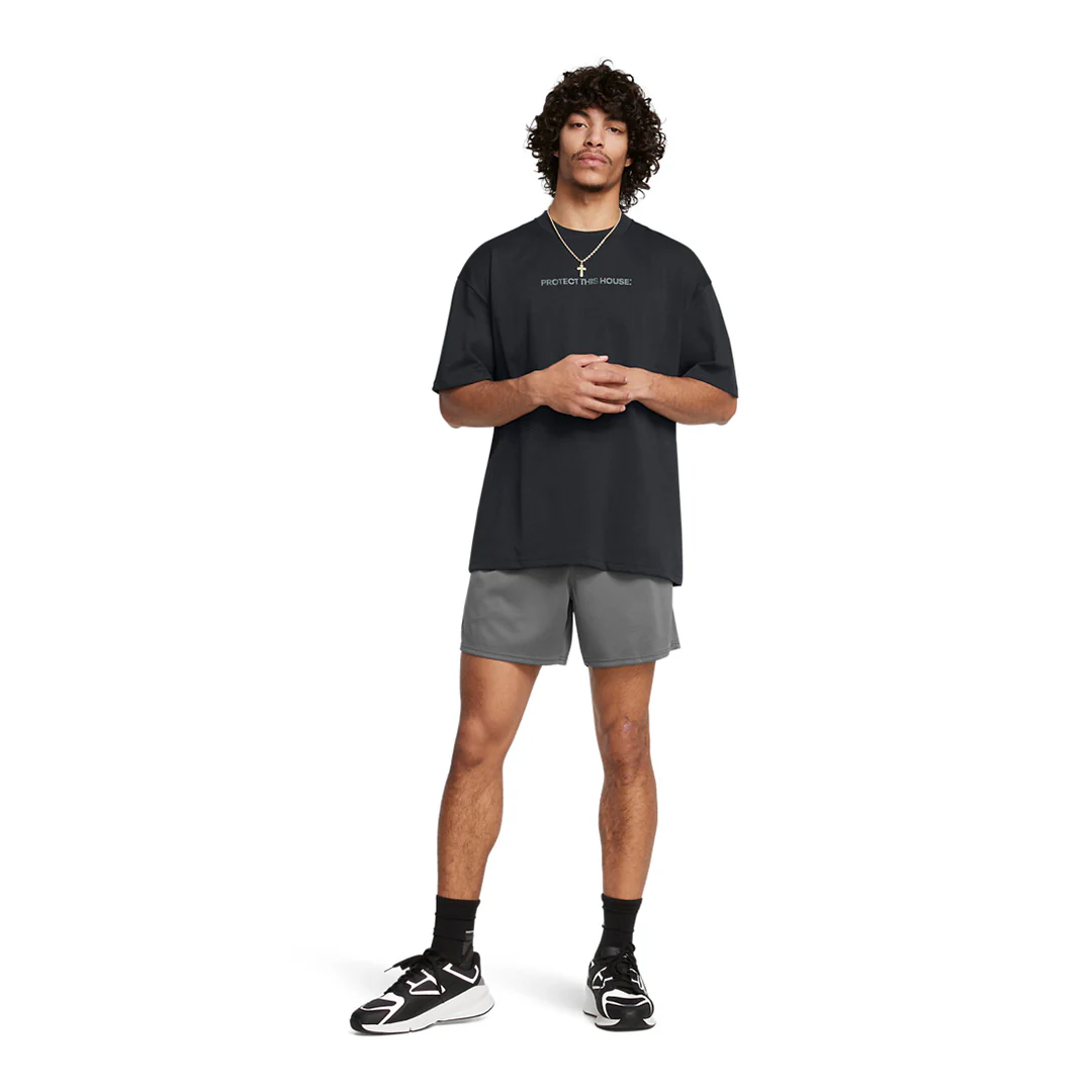 Under Armour Men Tech 6in Mesh Shorts | 1386970-025 - Image 5