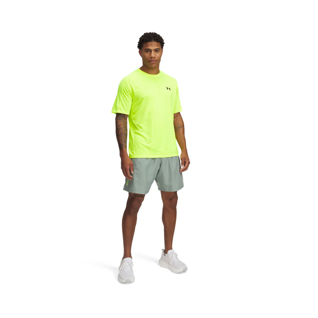 Under Armour Men Tech Woven Wordmark Shorts | 1383356-348 - Image 3