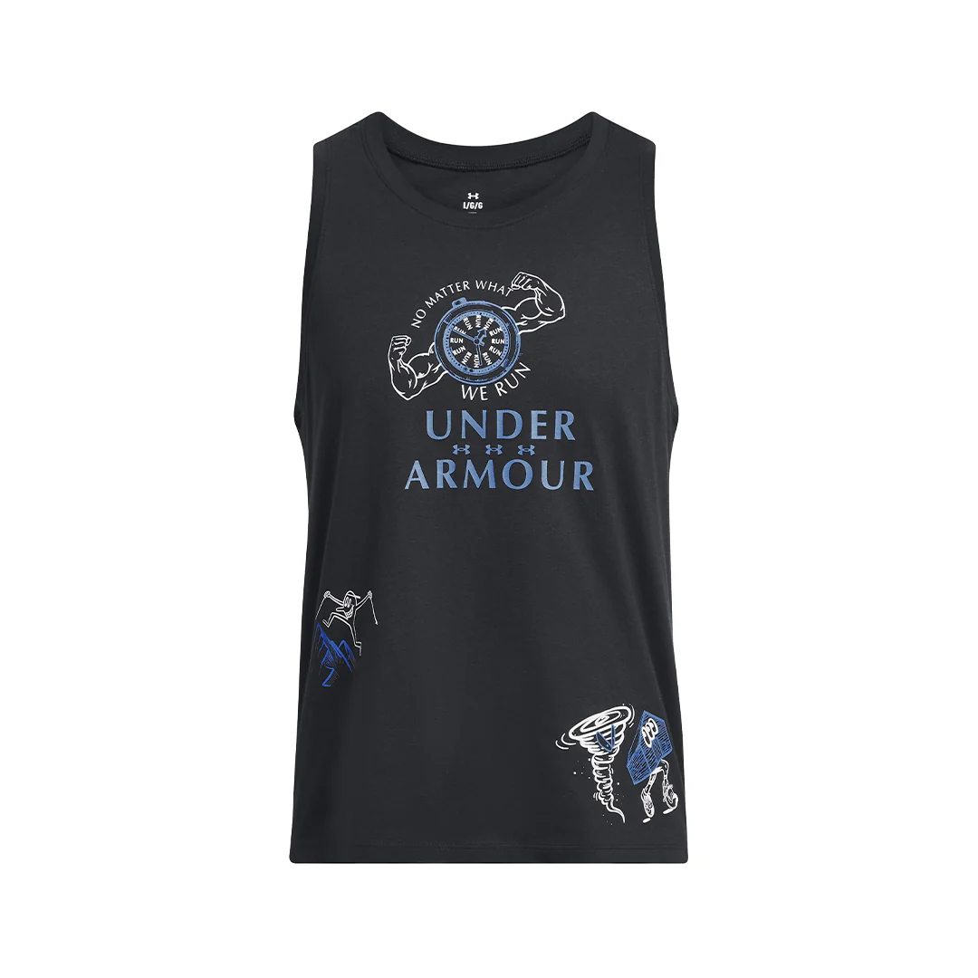 Under Armour Men We Run Singlet  | 1383413-001 - Image 3