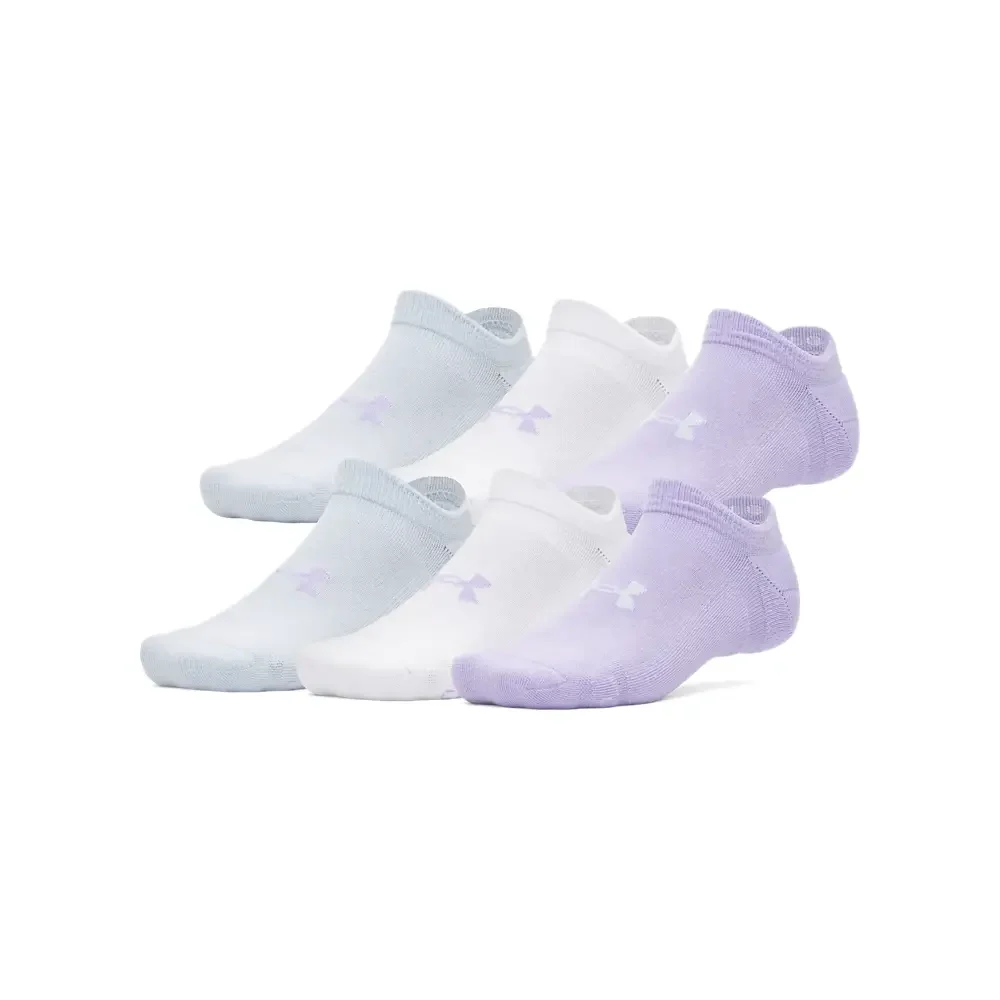 Under Armour Unisex Essential Cushion 6 Pair No Show | 1387057-538 - Image 3