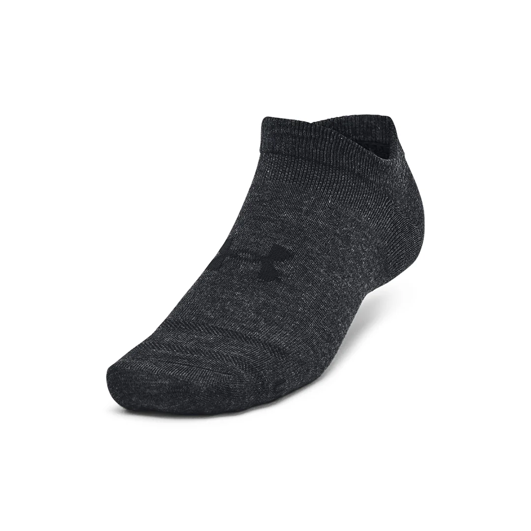 Under Armour Unisex Essential No Show 3 Pair Socks | 1382623-001