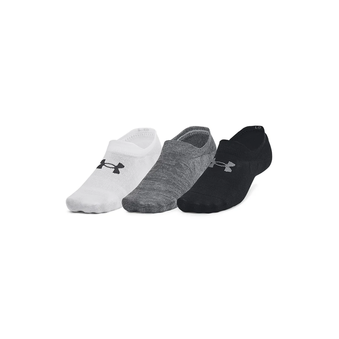 Under Armour Unisex Essential Ultra low tab 3 Pair Socks | 1382613-002 - Image 3