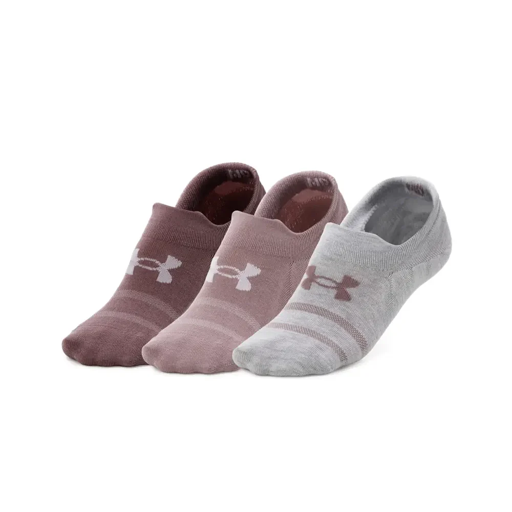 Under Armour Unisex Essential Ultra low tab 3 Pair Socks | 1382613-015 - Image 3