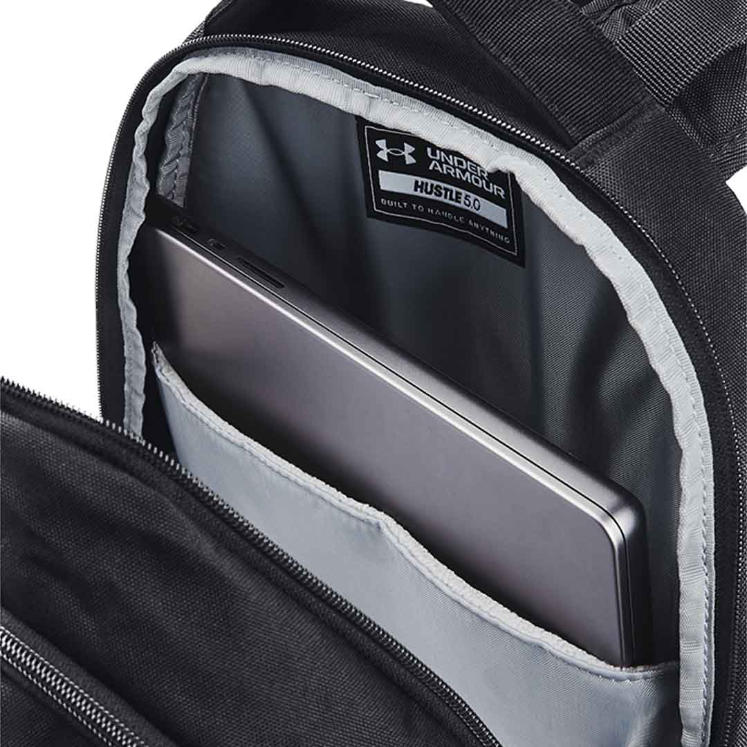 Under Armour Unisex Hustle 5.0 Backpack | 1361176-001 - Image 3