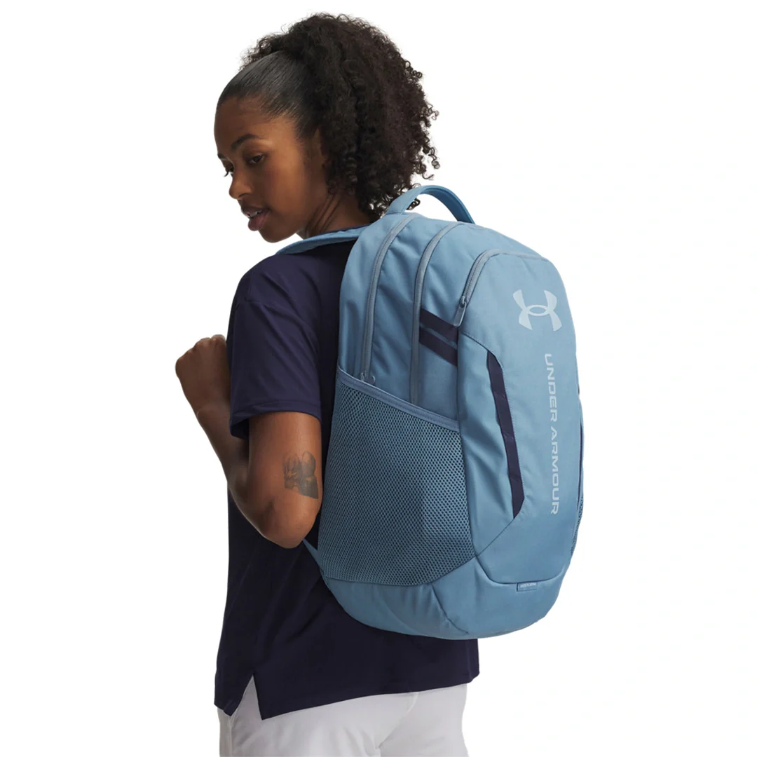 Under Armour Unisex Hustle 6.0 Backpack | 1384672-418 - Image 4
