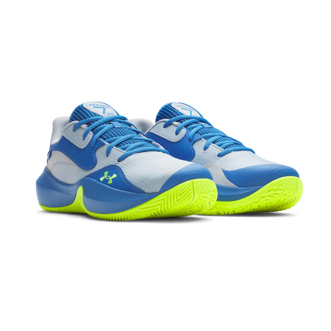 Under Armour Unisex  Lockdown 7 Low Basketball Shoes | 3027646-453 - Image 3