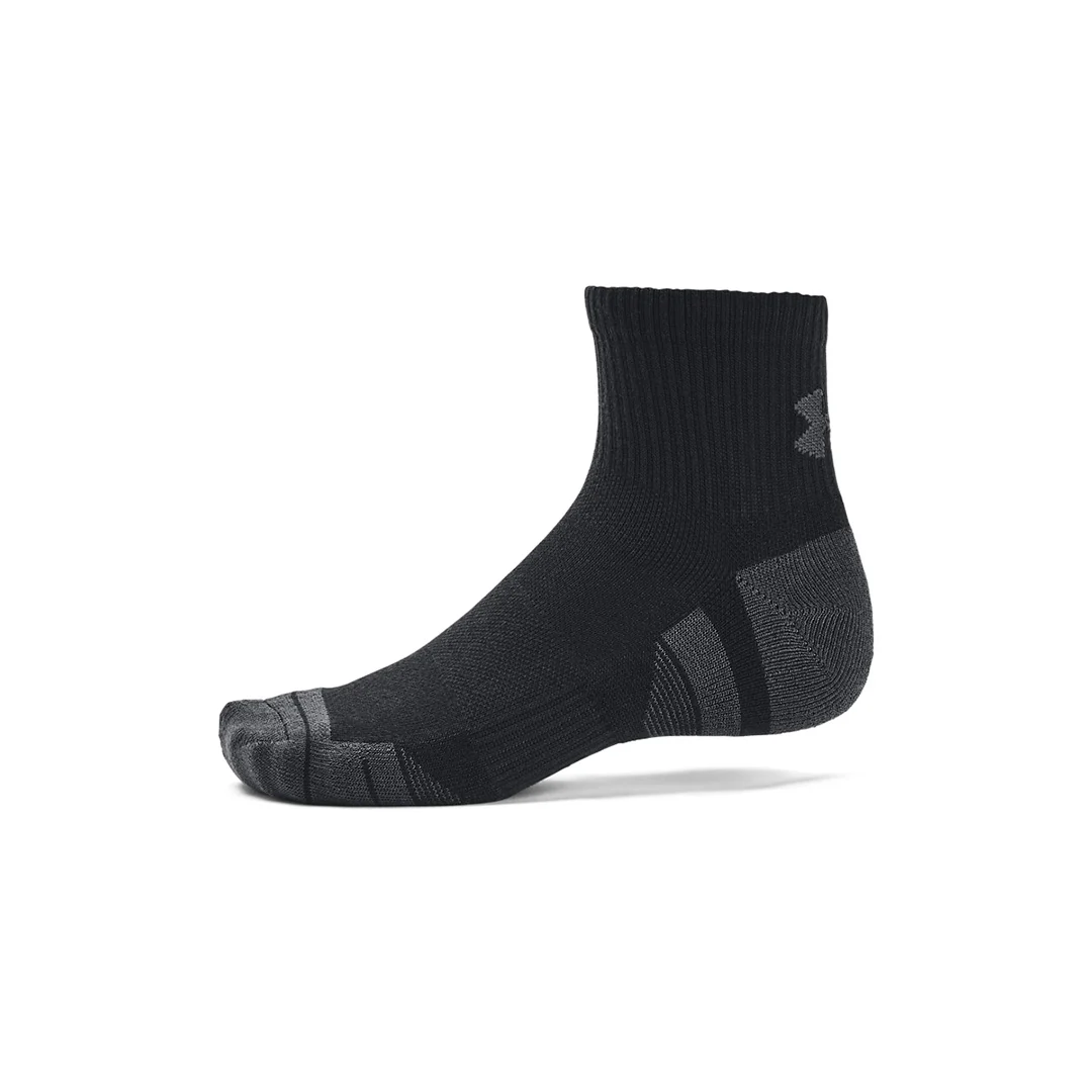 Under Armour Unisex Performance Tech 3 Pair QUnder Armourrter Socks | 1379510-001 - Image 3