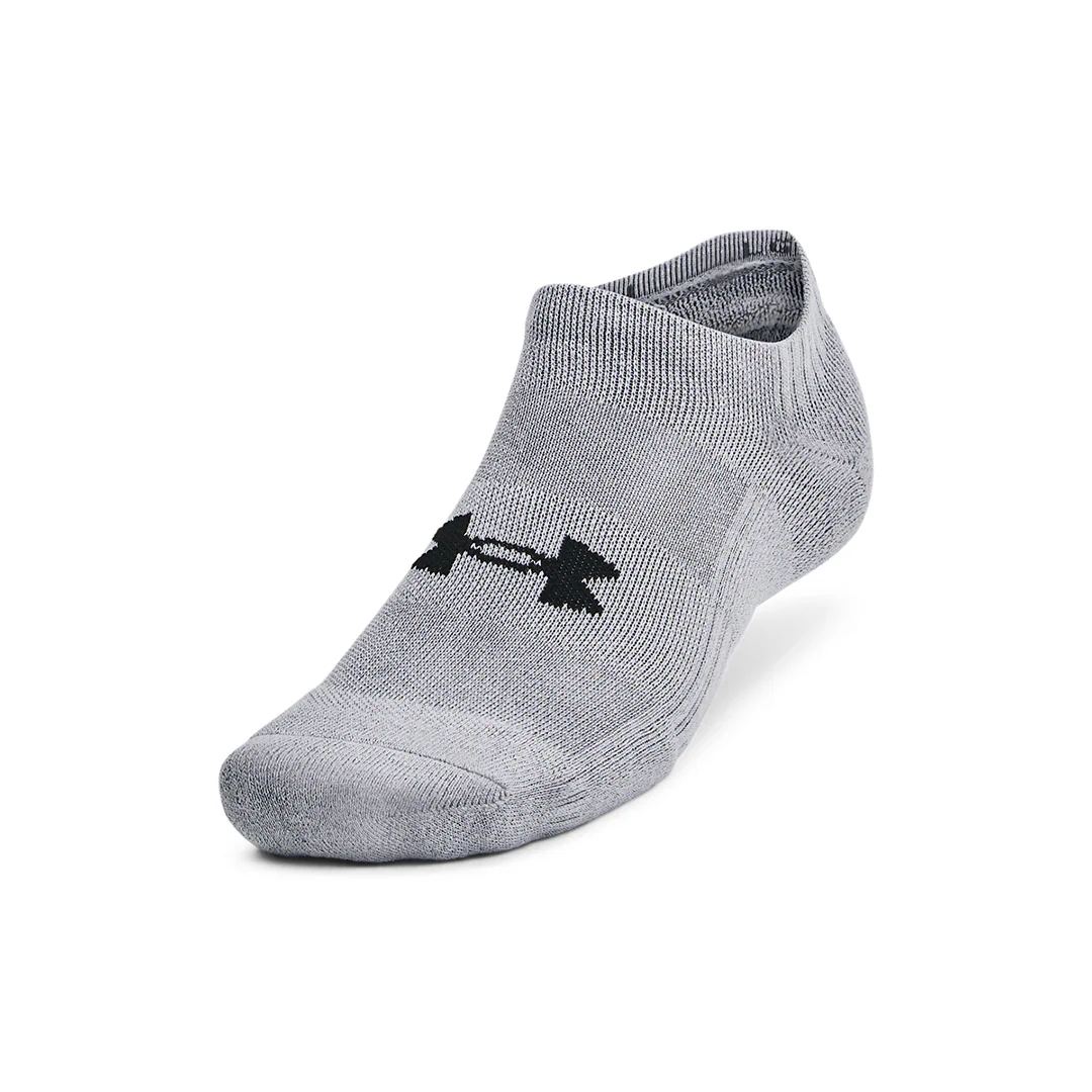 Under Armour Unisex Training Cotton 3-Pack No Show Socks | 1386313-035