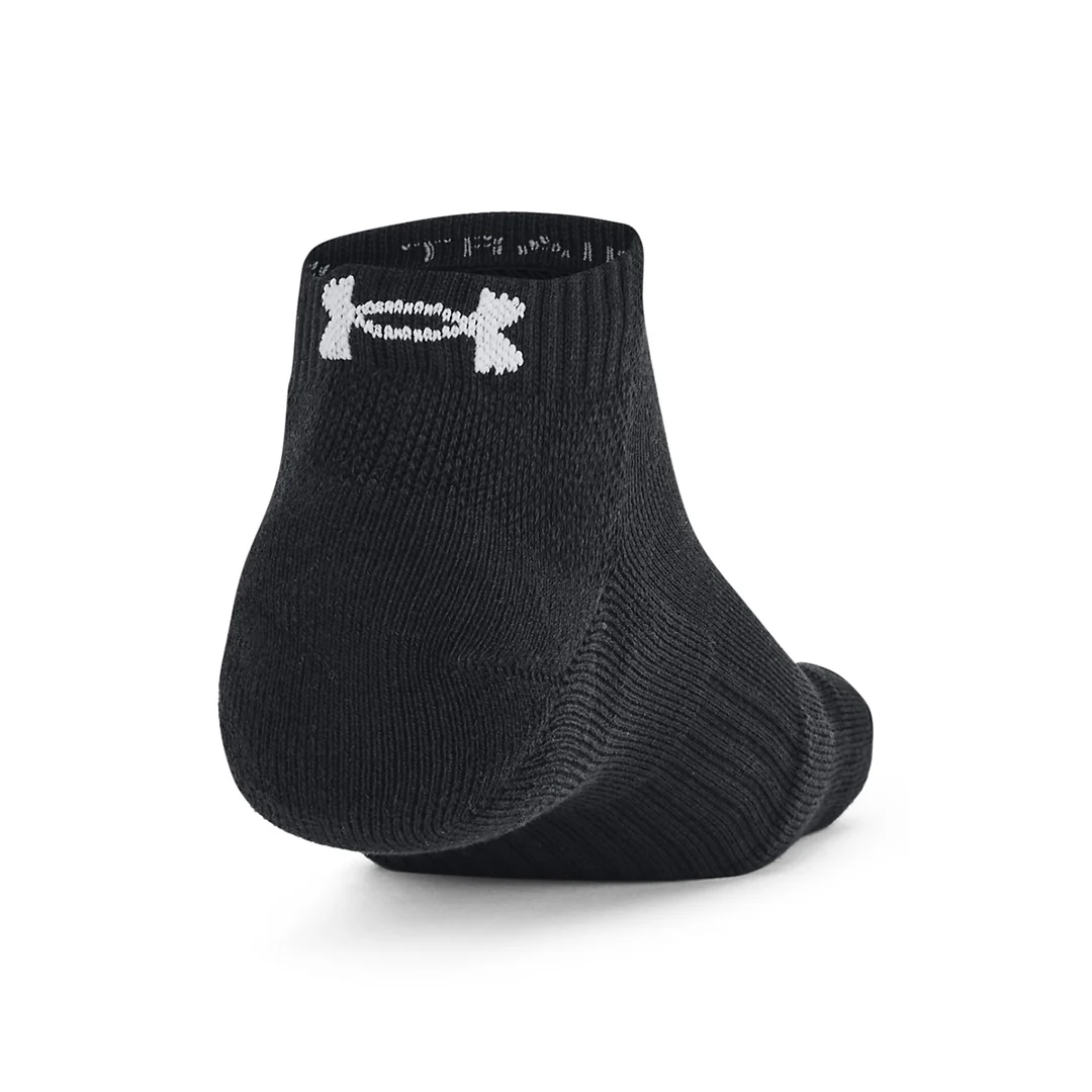 Under Armour Unisex Training  Cotton 6 Pair Low Cut Socks | 1386316-001 - Image 2