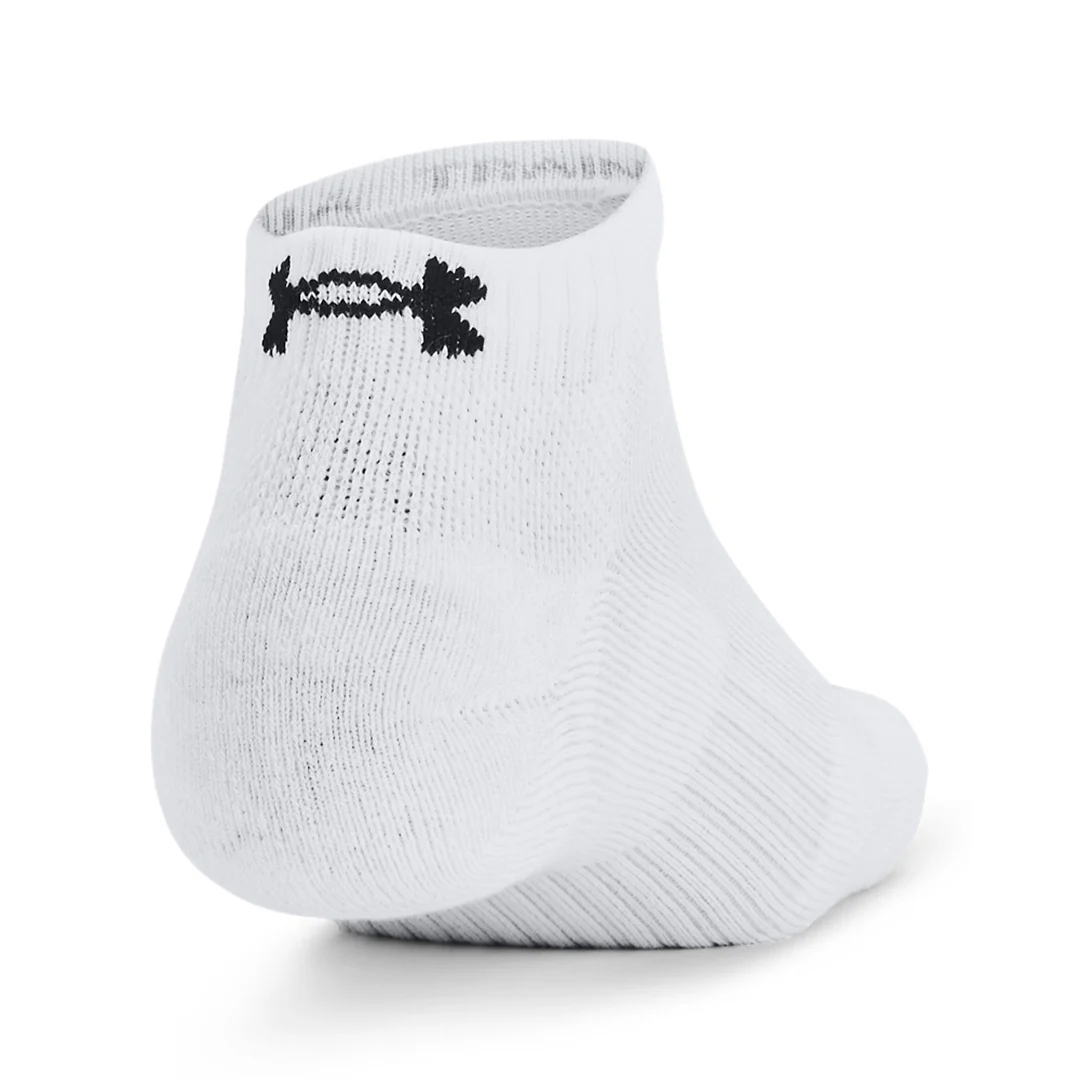 Under Armour Unisex Training  Cotton 6 Pair Low Cut Socks | 1386316-100 - Image 2