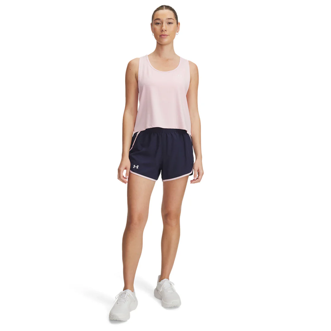 Under Armour Women Fly By 3'' Shorts | 1382438-412 - Image 3