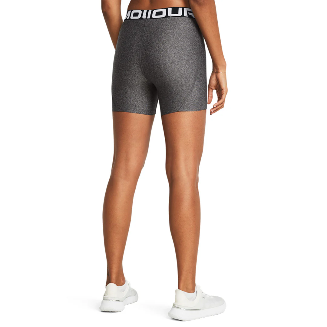 Under Armour Women HeatGear Middy Shorts | 1383628-019 - Image 2