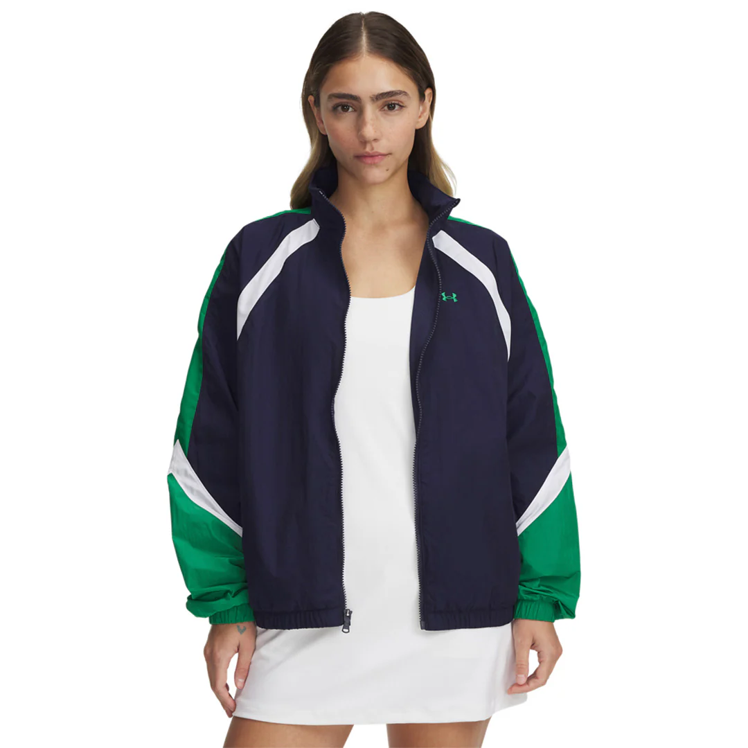 Under Armour Women Icon Crinkle Track Jacket | 6000278-410