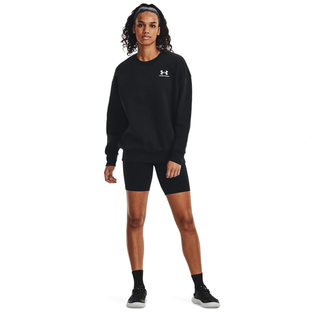 Under Armour Women Icon Fleece Oversize Crew | 1379475-001 - Image 5