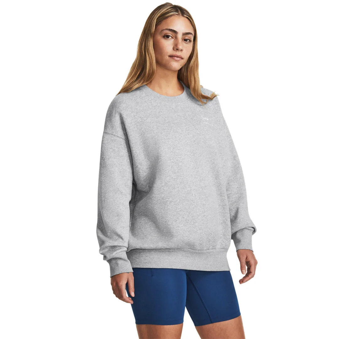 Under Armour Women Icon Fleece Oversize Crew | 1379475-012