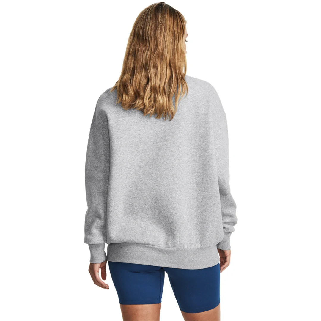 Under Armour Women Icon Fleece Oversize Crew | 1379475-012 - Image 2
