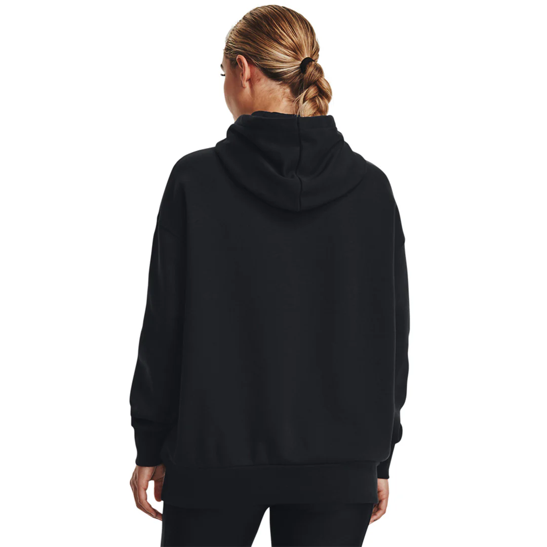 Under Armour Women Icon Fleece Oversized Hoodie | 1379495-001 - Image 2