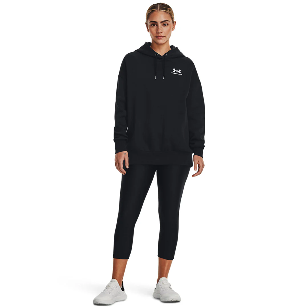 Under Armour Women Icon Fleece Oversized Hoodie | 1379495-001 - Image 5
