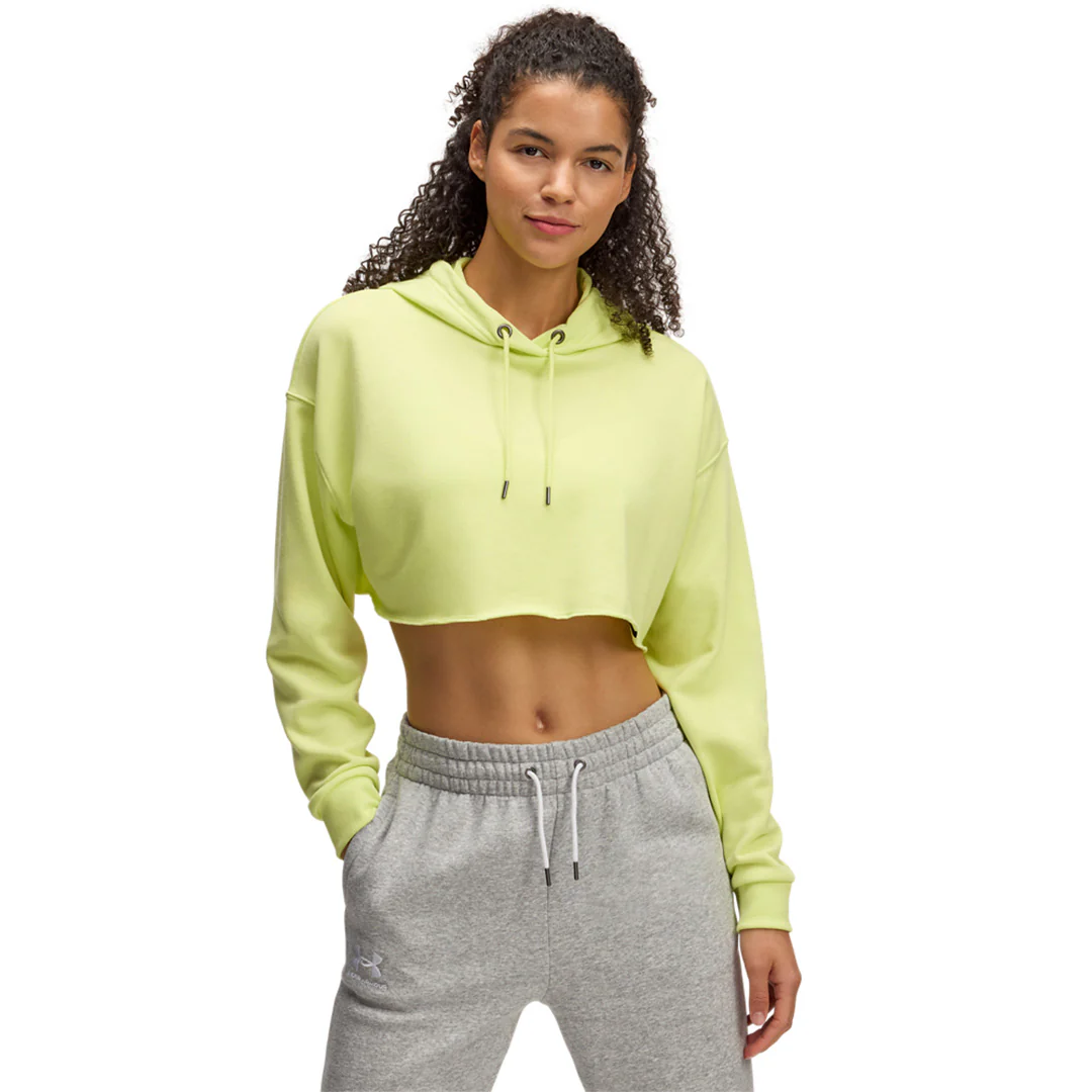 Under Armour Women Icon Terry Crop Hoodie | 1389640-727