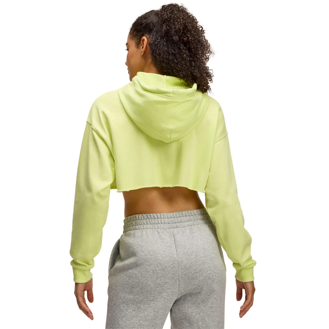 Under Armour Women Icon Terry Crop Hoodie | 1389640-727 - Image 2
