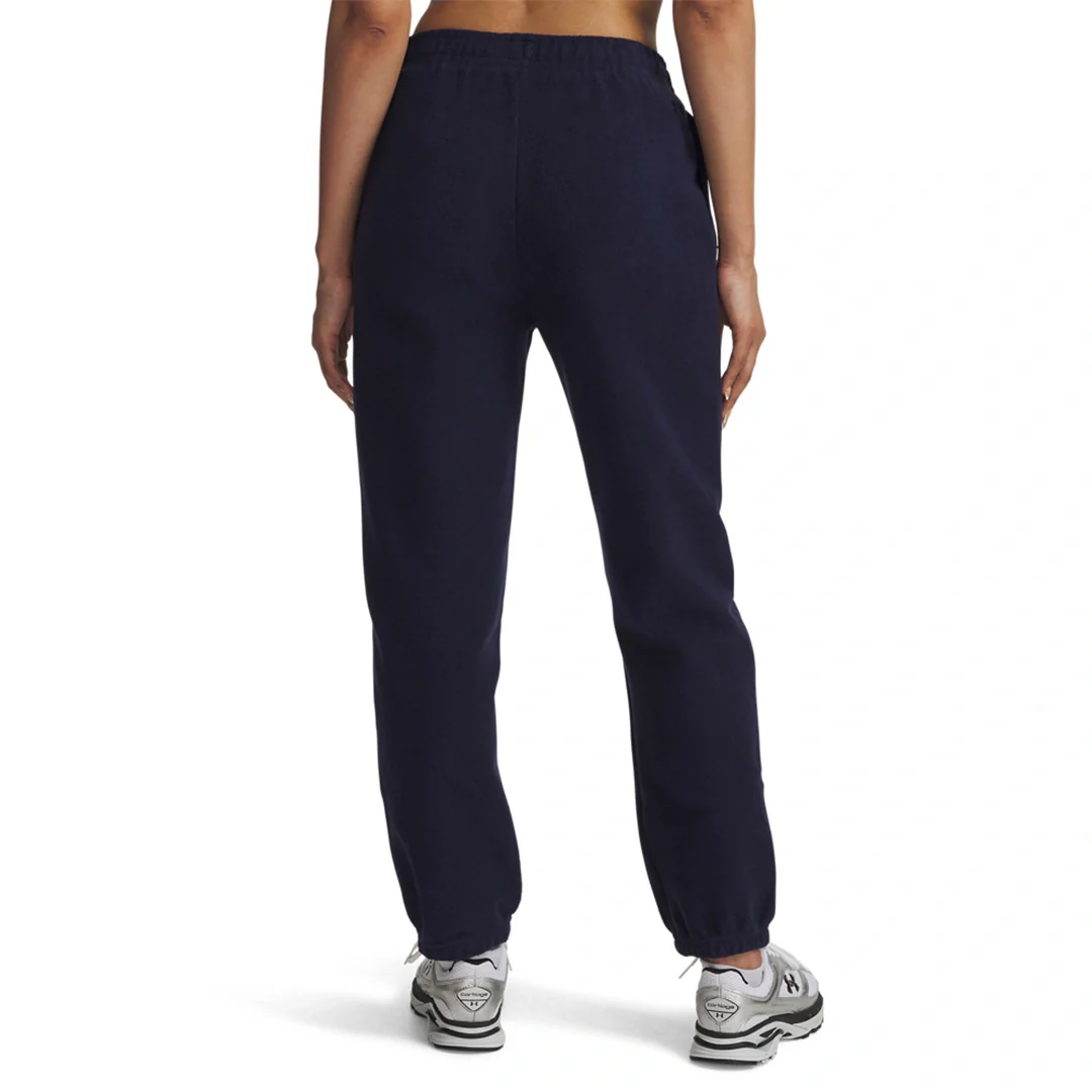 Under Armour Women Icon Terry Varsity Jogger | 6004858-410 - Image 2