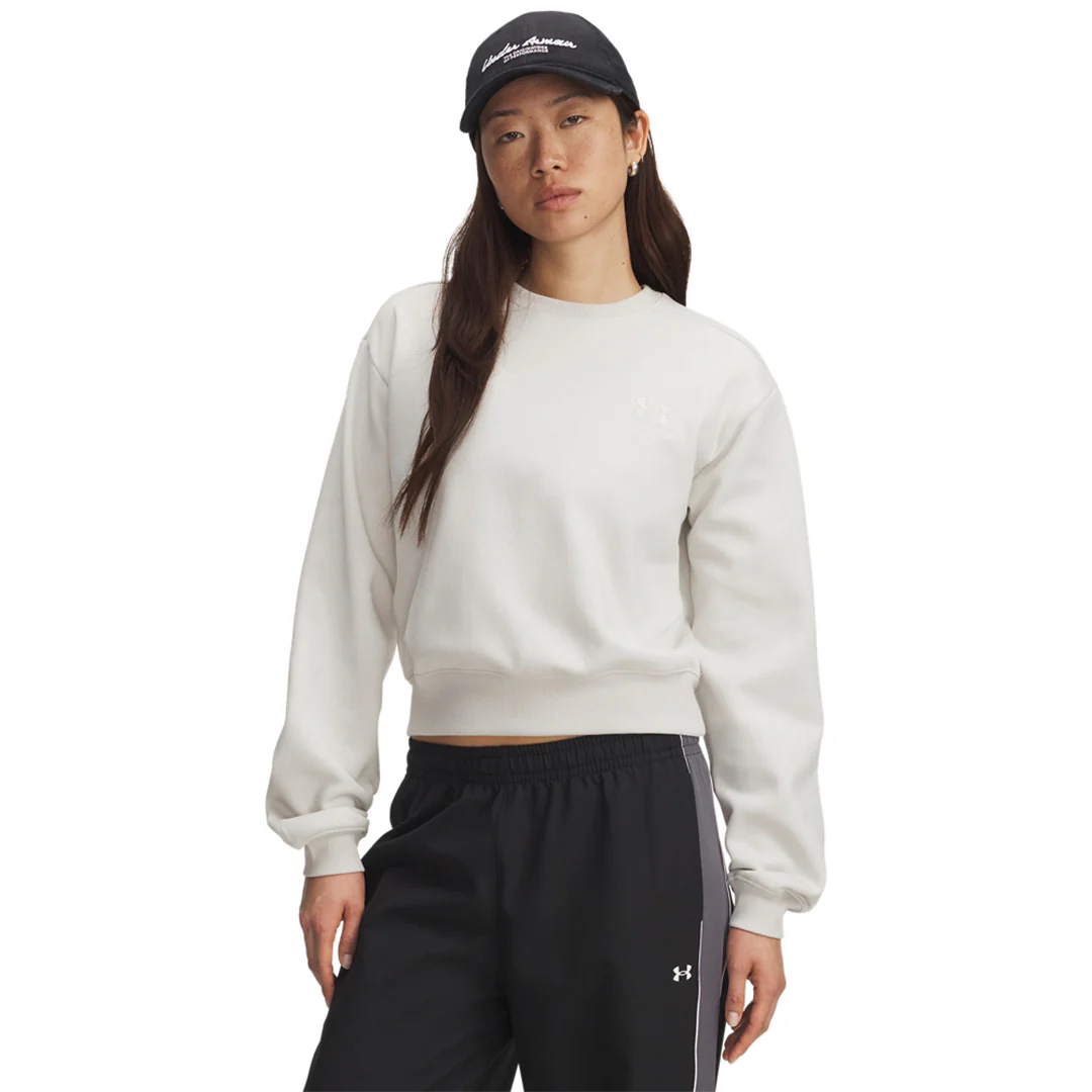 Under Armour Women Icon Vida Fleece Crew | 6003675-110