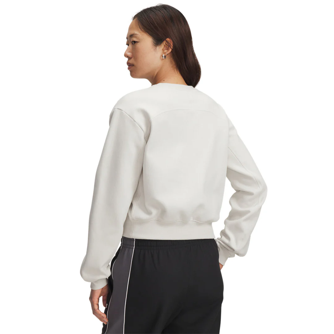 Under Armour Women Icon Vida Fleece Crew | 6003675-110 - Image 2