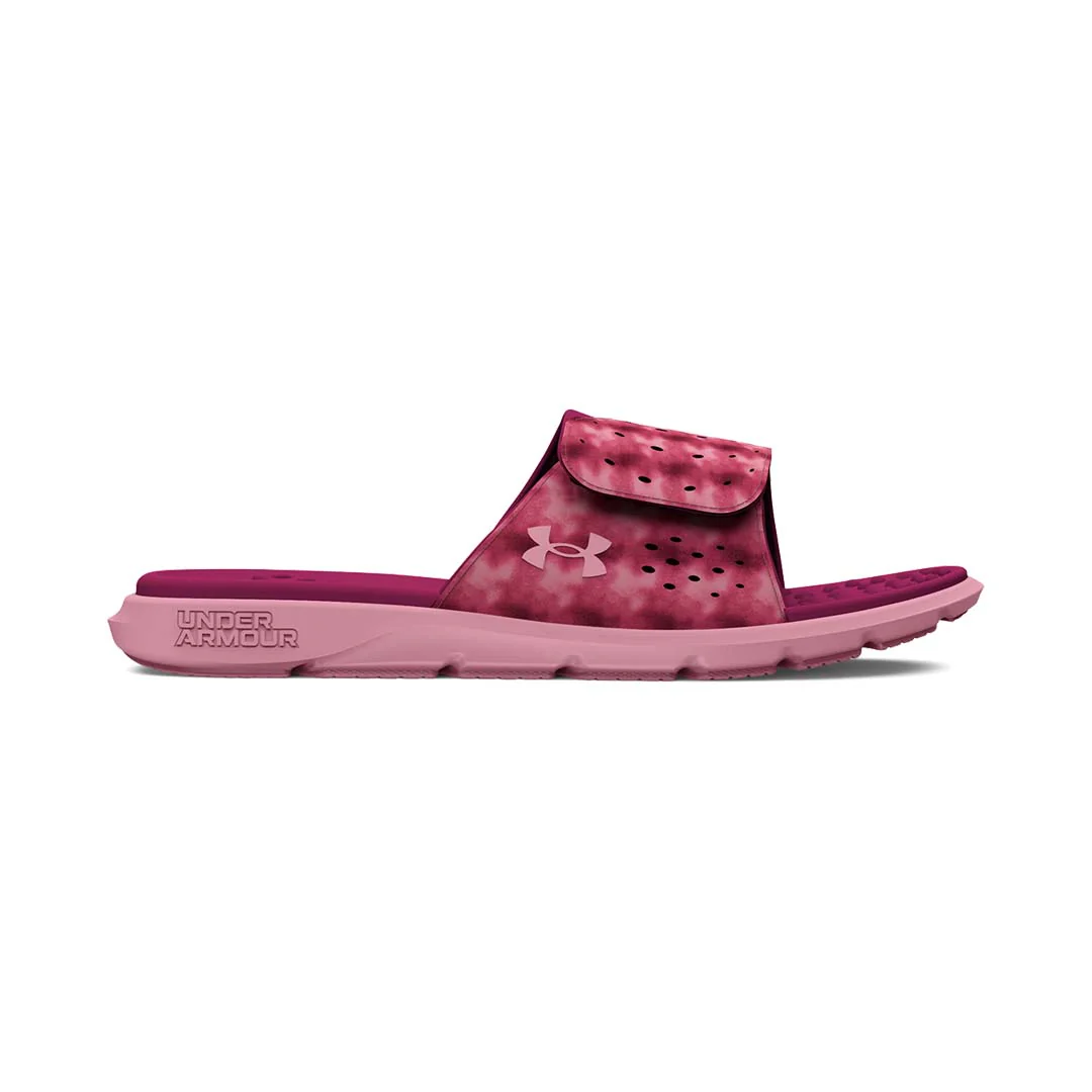 Under Armour Women Ignite Pro Graphic Strap Slides | 3026028-606
