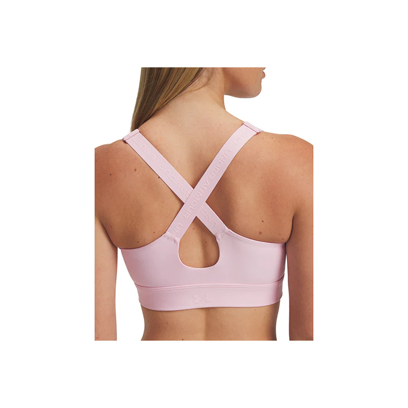 Under Armour Women Infinity High Zip 2.0 Bra | 1384118-647 - Image 2