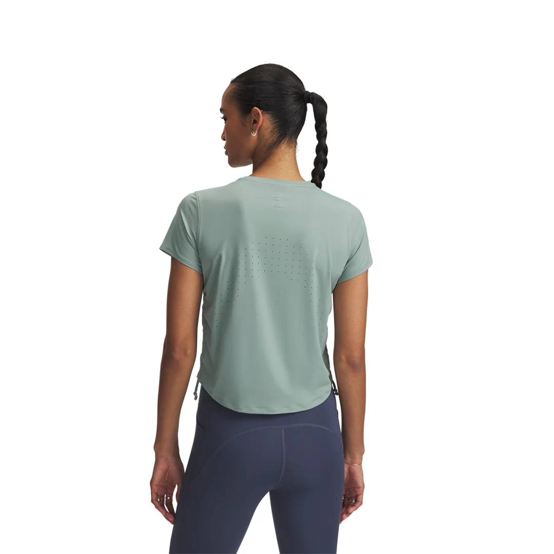 Under Armour Women Launch Elite Novelty Short Sleeve | 1389565-348 - Image 2