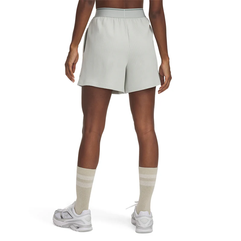Under Armour Women Meridian Rib Shorts | 1390242-377 - Image 2