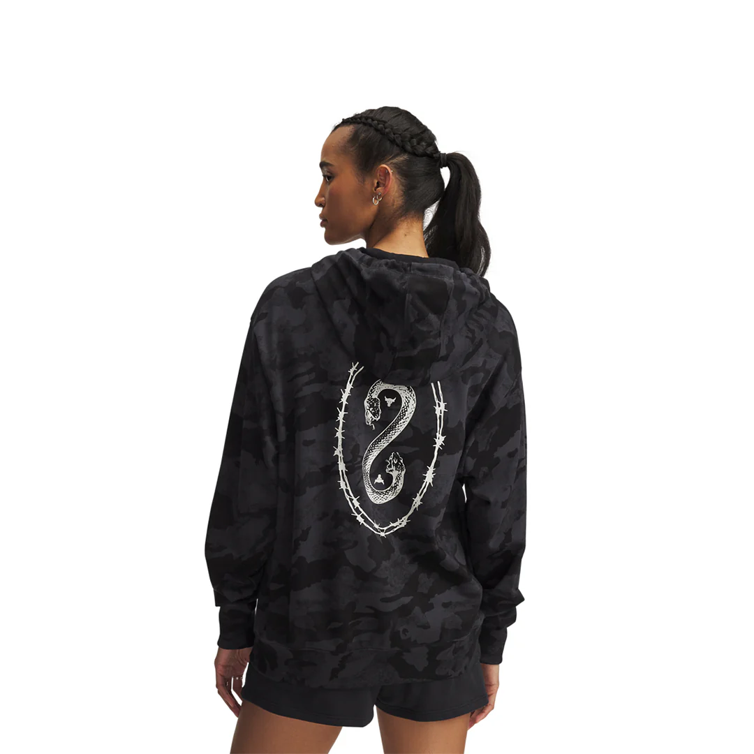 Under Armour Women Project Rock HWT Full Zip | 1389708-001 - Image 2