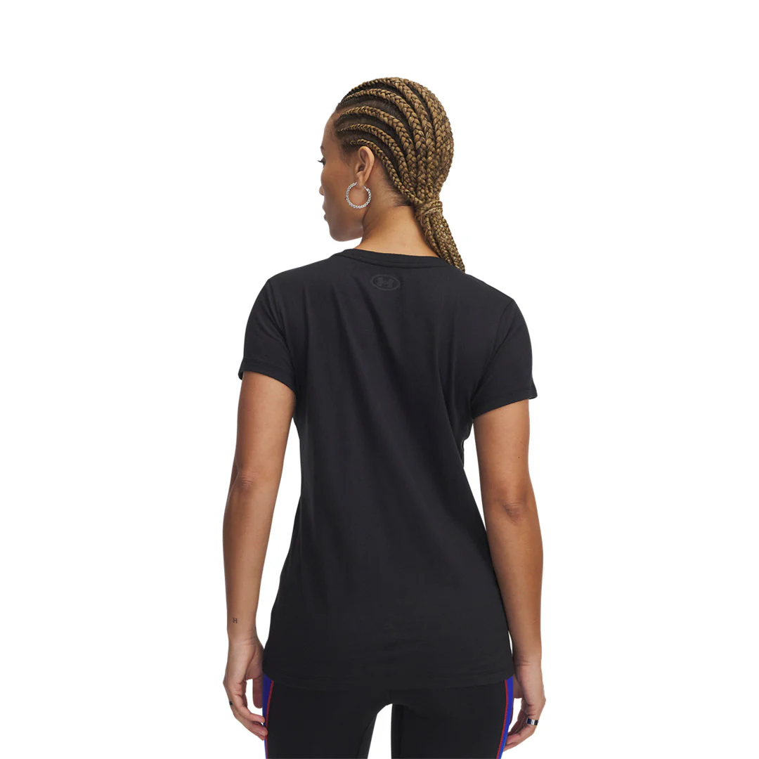 Under Armour Women Project Rock Iron Paradise Short Sleeve | 1390086-001 - Image 2
