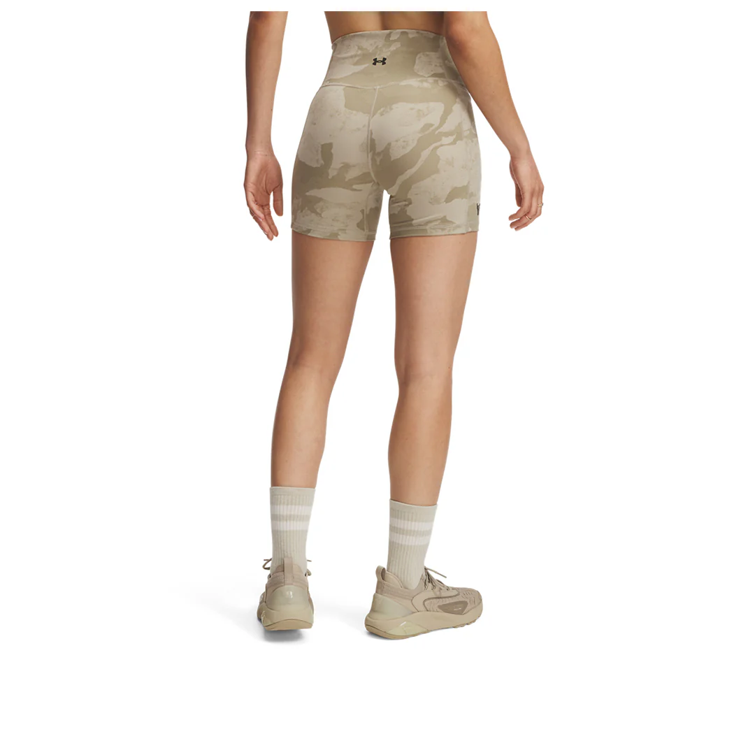 Under Armour Women Project Rock Middy Shorts | 1389712-299 - Image 2
