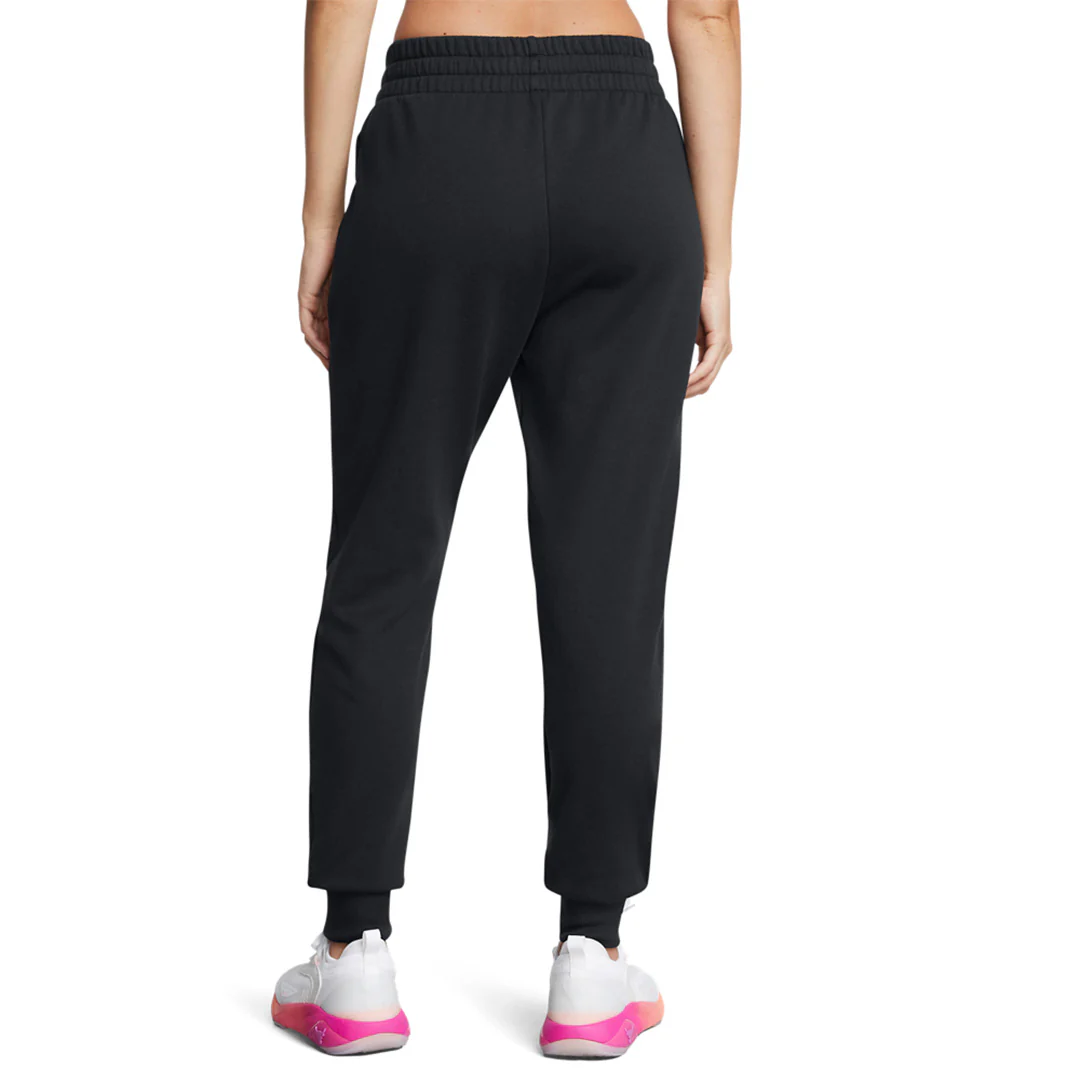 Under Armour Women Project Rock Rival Fleece Jogger | 1389336-001 - Image 2
