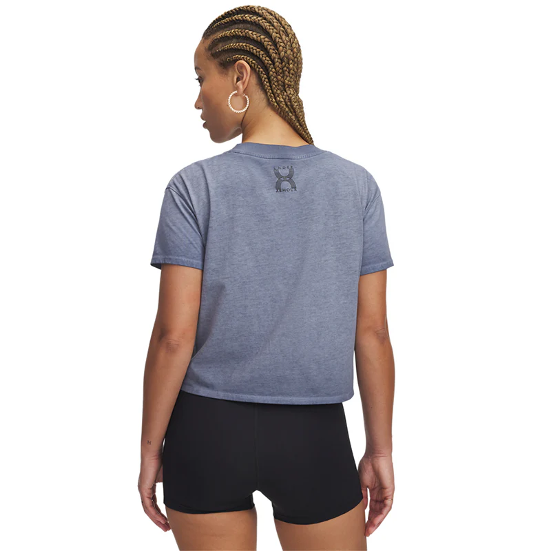 Under Armour Women Run 96 Graphic Short Sleeve | 1389568-044 - Image 2