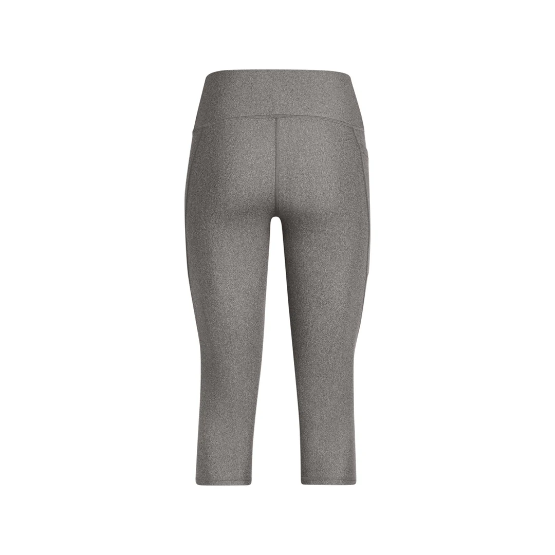 Under Armour Women Tech HI Capri Tights | 1365334-020 - Image 4