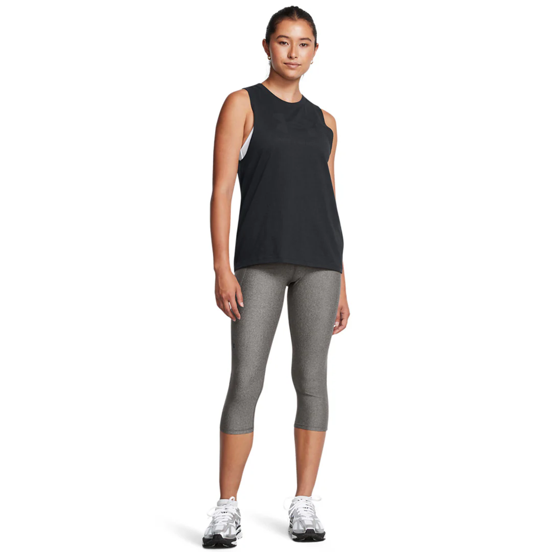 Under Armour Women Tech HI Capri Tights | 1365334-020 - Image 5